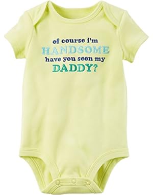 Baby Boys' I'm Handsome Bodysuit