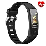BingoFit 905HR Fitness Activity Tracker, Slim Wearable Water Resistant and Sleep Monitor, Wireless Pedometer Wristband Calorie Step Counter Watch for Kids Women Men