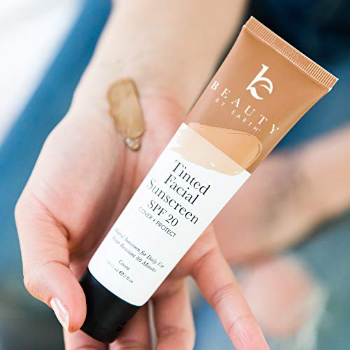 Tinted Sunscreen for Face SPF 20 With Natural & Organic Ingredients