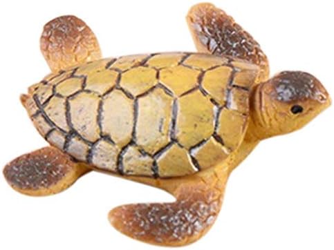 Amazon Com Nrpfell Mini Sea Turtle Model Resin Figurines Fairy