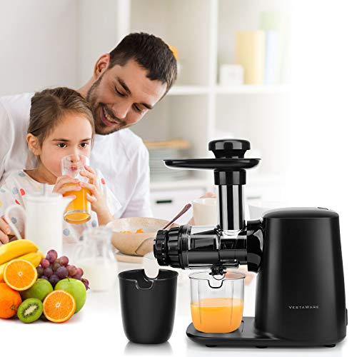 Juicer Machines, Vestaware Juicer Extractor with 5 Adjustable Modes/Reverse Function/Quiet Motion, BPA-Free,Easy to Clean Slow Juicer for Fruits and Vegetables - Thumbnail 7