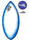 East Coast Skimboards Zap Wedge Skimboard - Choose Size & Color - Halo Design - Includes Stickers (Blue Halo Design, Medium 45