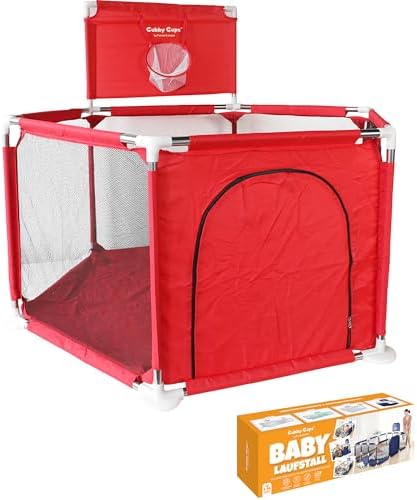 Baby Speelbox Grote Opvouwbare Babybox – Speelpen Van Oxford-stof, 180x120x66 Cm, Met 50 Ballen (lichtgrijs) Baby Barrière Antislip