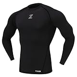 D.Zefron Men's Compression Shirts Long Sleeve