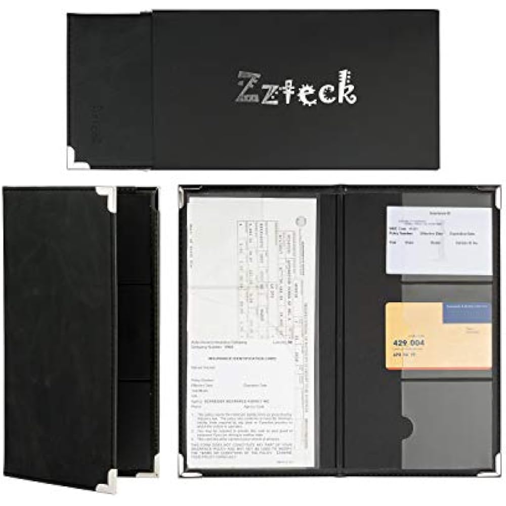 Car Registration Card Holder And Insurance Auto Truck Glove Box