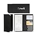 Zzteck Larger Car Registration Card Holder and Insurance - For Auto Truck Glove Box Console Documents Organizer Premium PU Black Leather Wallet Case