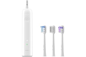 Laifen Wave Electric Toothbrush, Oscillation & Vibration Sonic Electric Toothbrush for Adults with 3 Brush Heads, IPX7 Waterp