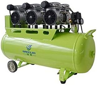 Silent Oil Free Oilless Air Compressor 1800W 90L Tank Piston Type Equipment Greeloy Dental Medical Silent Oil Free Air Compressor GA-63 One By FIVE Dental Chair Leather Bound