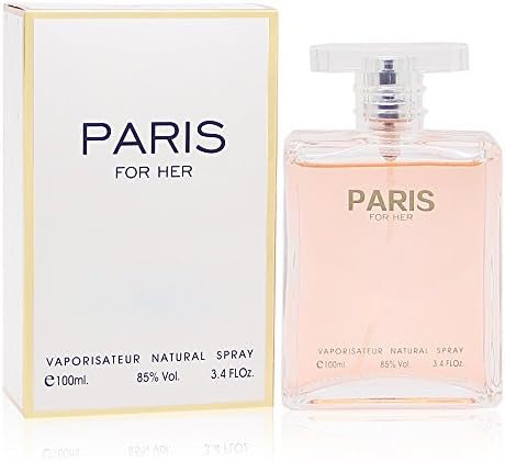 PARIS FOR HER, 3.4 fl oz. Eau de Parfum Spray for Women, Perfect Gift