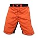 4FIT Pro MMA Fight Shorts UFC Cage Fight Grappling, Muay Thai Boxing Orange XS-3XL