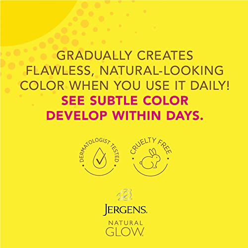 Jergens Natural Glow Face Self Tanner Lotion, SPF 20 Sunless Tanning
