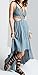 R.Vivimos Women Summer Spaghetti Straps Sexy V neck Dress