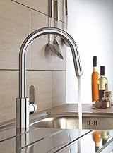 GROHE Get Kitchen Sink Pull-Out Mixer Tap 360° Swivel 381mm Chrome view 2