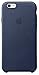 Apple Leather Case (for iPhone 6s Plus) - Midnight Blue