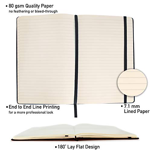 Simply Genius (20 Pack) A5 Hardcover Leatherette Journals To Write In