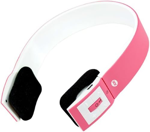 Sonixx X-Sport Wireless Bluetooth Headphones / Headset With Microphone and Remote for all Smartphones (iPhone / iPad / Android / Windows / Samsung Galaxy / HTC etc.) - 3 YEAR WARRANTY (Pink)