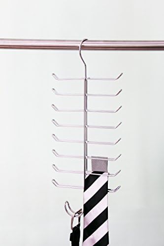Vanderbilt Home V01543 Accesory Hanger Scarf, Belt &amp; Tie Hanger,Chrome Finish,Medium