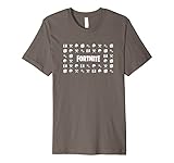 Mens Fortnite Tapestry T-Shirt Small Asphalt