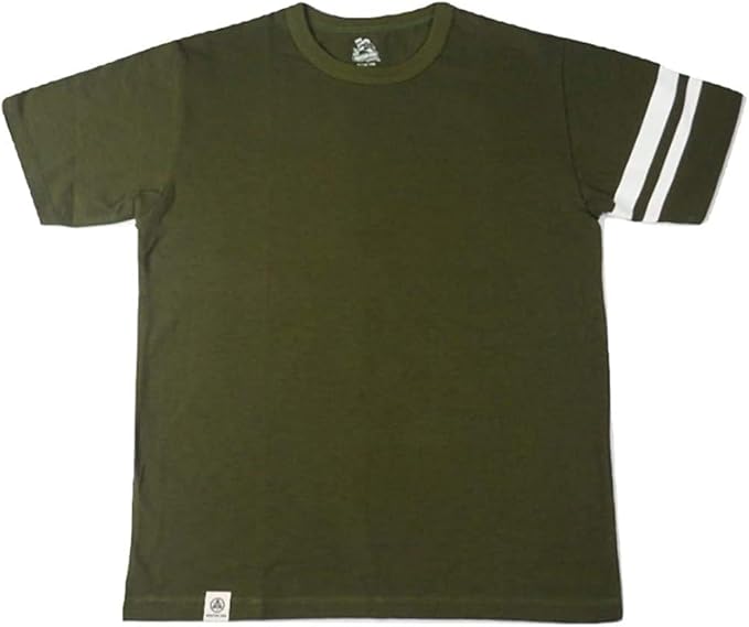 Amazon Momotaro Jeans 桃太郎ジーンズ 天竺tシャツ メンズ レディース 半袖 出陣 二本線 Mt302 Od M Tシャツ カットソー 通販