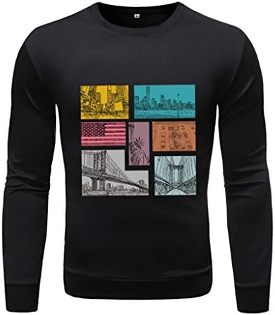 Sweatshirt for Men, Misaky Simple Solid 