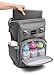Diaper Bag for Dad Girls and Boys - Baby Backpack with Free Changing Pad - Waterproof Maternity Bag Organizer for Girls - Large Capacity Nappy Tote Stylish and Durable for Men and Women -Grey