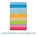 Selizo 16 Pads Mini Sticky Notes, 1 1/2 in x 2 in, 100 Sheets/Pad, 8 Colors