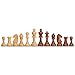 Staunton No. 7 Tournament Handcrafted Felt Bottom Chess Pieces - Wooden Storage Box Included