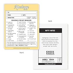 Knock Knock Self-Care RX Nifty Note - Self Care