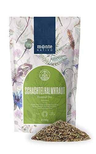 Ackerschachtelhalm Monte Nativo (300g) - Schachtelhalmkraut für die Zubereitung von Schachtelhalmtee - Tee lose 100% natürlich und ohne Zusatzstoffe - Aromatischer Kräutertee