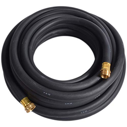 Continental Premium Cold Water Heavy Duty Black EPDM Garden Hose, 5/8