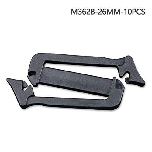 Utility Webbing Connecting Clips Strap Buckle Triglide slides Backpack Bag Clip (Style 2)