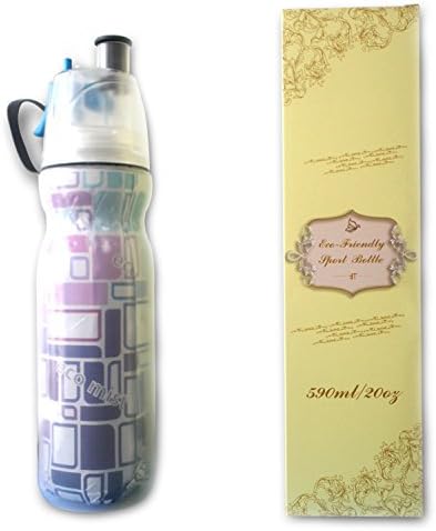 Roadacc (TM) Multifunctional Sprayable Water Bottle - Direct Drinking; Atomizing Water; Keeping Water Cold.Great Sports Water Bottle for Outdoor; Cycling; Mountaineer or Others. (21oz/590ml)