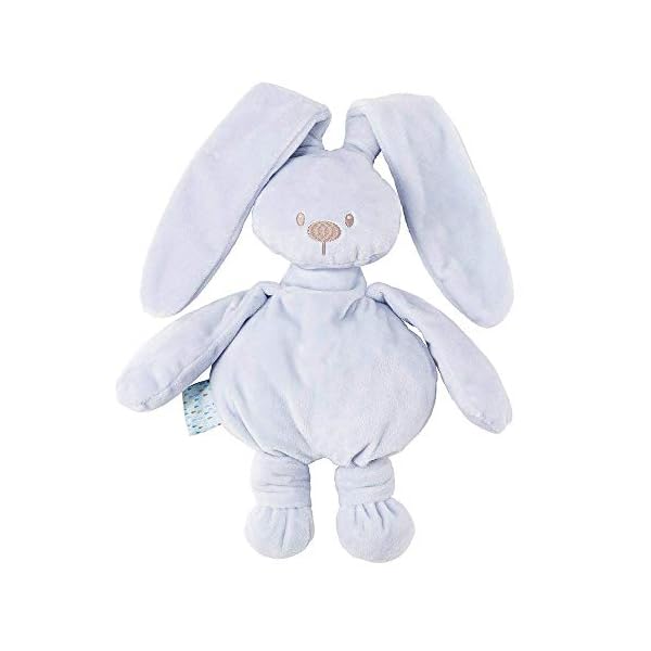 Nattou Kuscheltier Hase Lapidou, Wegbegleiter ab der Geburt, 36 cm, Blau