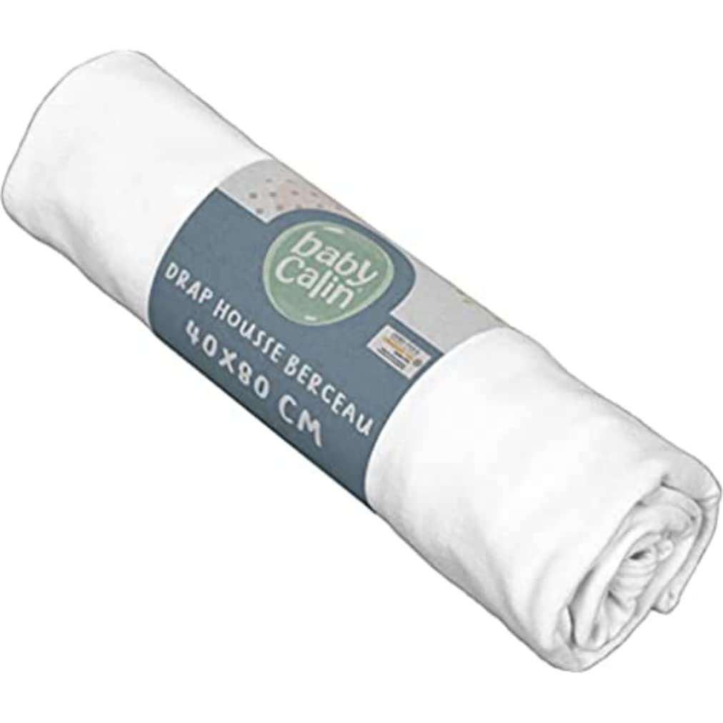 BabyCalin - Fitted Sheet 60x120x15cm Ecru certified OEKO-TEX