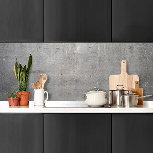 CREARREDA 67635 Adhesive Splash Guard 260 x 60 cm, Vinyl, Cement Surface