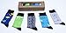 socks n socks-Men's 5-pair Luxury Cotton Science Funny Cool Socks Gift Box