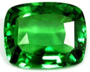 GemsNY 2.64 Carat Untreated Loose Tsavorite Cushion Cut (GIA Certificate)