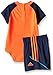 adidas Baby Boys' Body Shirt and Short Set, Adi Solar Red, 24 Months