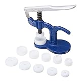 BABAN 25-40mm Watch Back Case Cover Press Closer 12 Dies Set Watchmakers Repair Tool Random Color