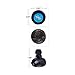 Shendong Mini Bluetooth Earphone with Built-in Mic, Volume Control for Android IOS Windows Smart Phone Laptop Computer and Bluetooth Device (Black)