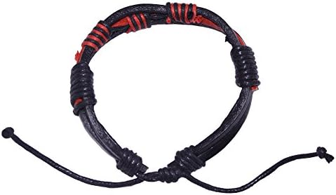 Lifestyle Batik Handmade Leather Adjustable Size Bracelet VAR 03 (LB058)