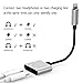 Lighting Headphone Adapter Jack Dongle for iPhone 3.5mm Audio Accessories Earphones Adaptor Aux Audio & Charge AUX Splitter Replacement for iPhone 7/7Plus 8/8Plus X/10 Support iOS 12 or Later-Whitethumb 3