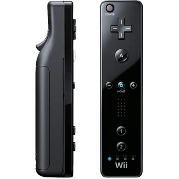 Amazon Com Nintendo Wii Remote Controller Black Video Games