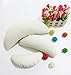 3 PCS Newborn Baby Photo Props, Professional Posing Crescent Pillow Photography Shoot Positioner Set White