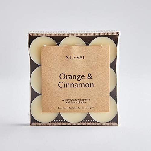 St Eval Orange & Cinnamon tea lights