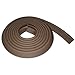 KidKusion Baby Proof Edge Cushion Protector | Made in USA | Foam Rubber Furniture and Fireplace Edge Guard Bumper | Brown | 12 Ft | Tape Included