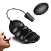 SEXY SLAVE Silicone Bullet Vibrator - Remote Control Vibrating Egg, Waterproof (Black)