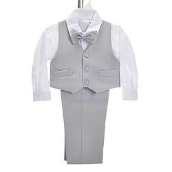 Dressy Daisy Kids Boy' 5 Pcs Set Formal Tuxedo