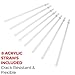 4 Pack - Top House Insulated Acrylic Tumblers with Gold Lids and Straws, 16oz Insulated Travel Cups, 8 Reusable Straws (Gold Lids)