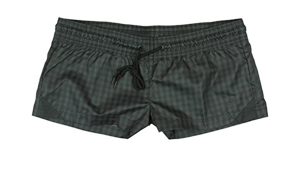 Nike Gingham Womens Tempo Shorts Black 